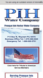 Mobile Screenshot of pihwater.com